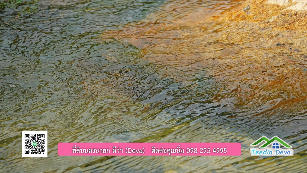 ที่ดินนครนายก ติดลำธารสวยๆ ที่ดินแปลงสวย 6 ไร่ ทำเลดี ในอ้อมกอดของขุนเขา ด้านหลังติดลำธารธรรมชาติ