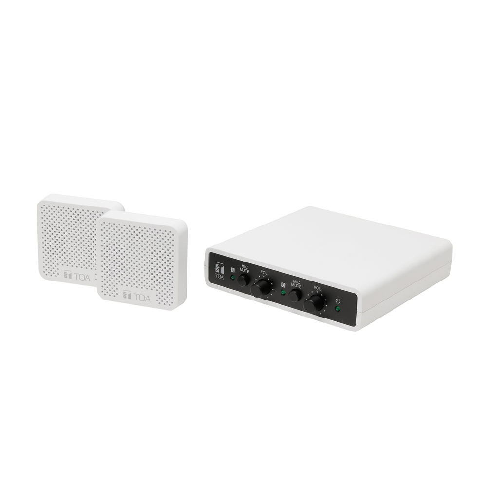 TOA NF-2 ชุดสำหรับประกาศ เครื่องขยายพร้อมลำโพง 2 ตัว ชุดเครื่องเสียง