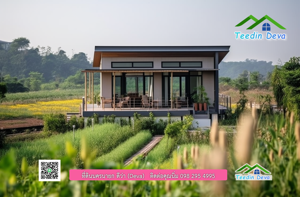 แบบบ้านโมเดิร์น บ้านพักตากอากาศ ออกแบบ เน้นมองเห็น "วิวภูเขา"