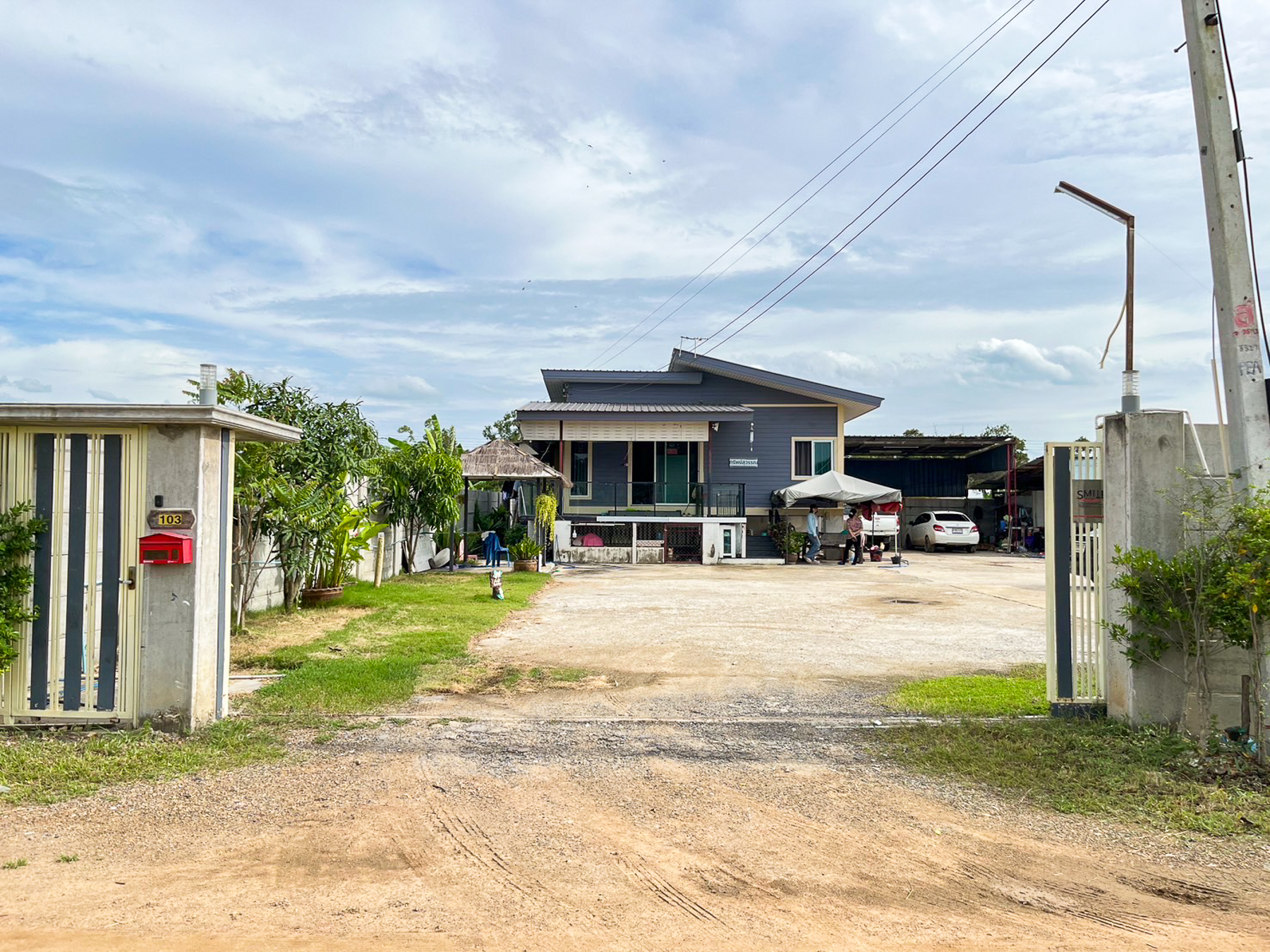 บ้านสวน 1 ไร่ ใกล้กรุงเทพ คลอง 8 หนองเสือ ปทุมธานี