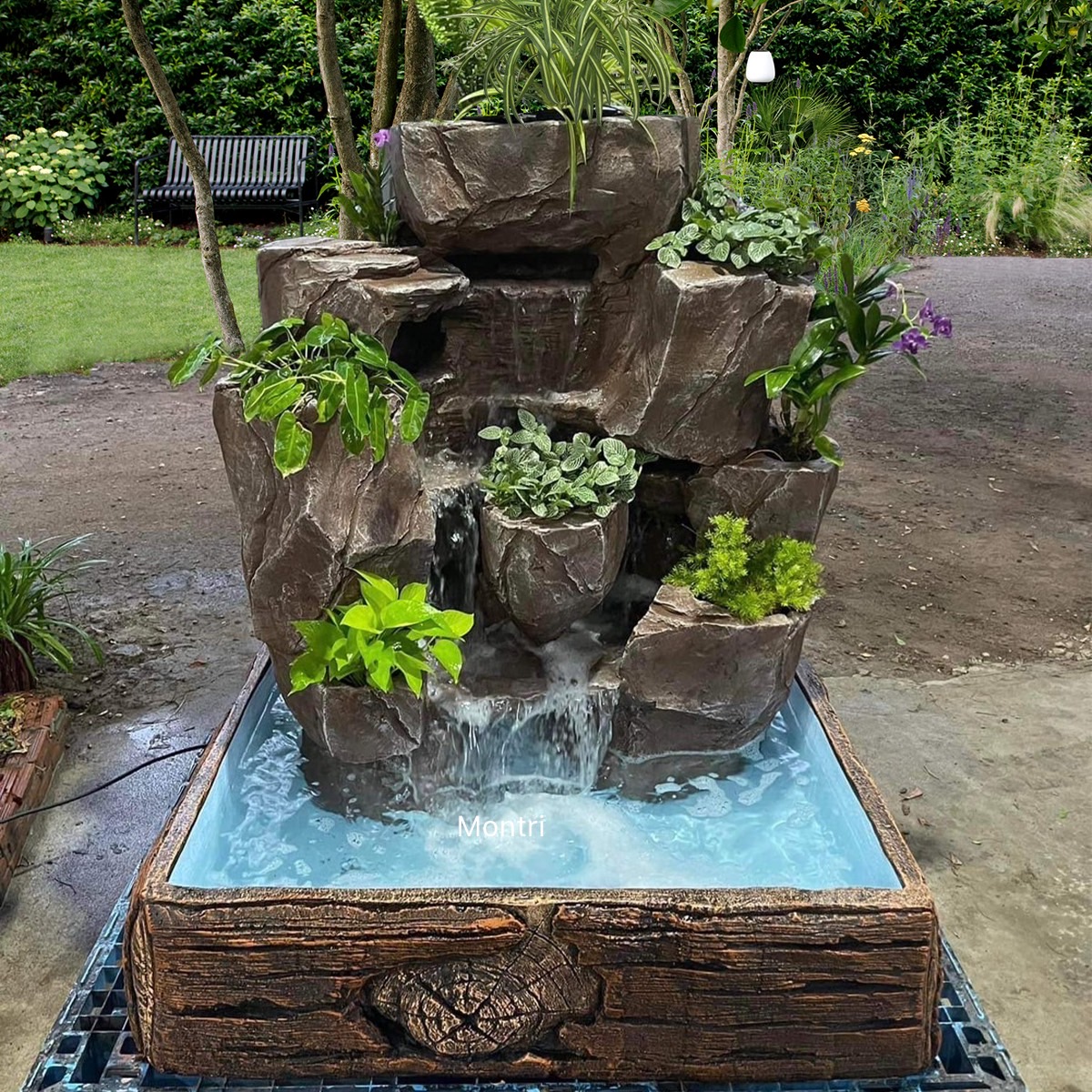 น้ำตกหินเทียม น้ำตกหิน น้ำตกฮวงจุ้ย น้ำตกหน้าบ้าน หินจัดสวนน้ำตก DIY ช่วยให้สวนสวยโดดเด่นและกลมกลืนธรรมชาติ ส่งตรงจากโรงงาน