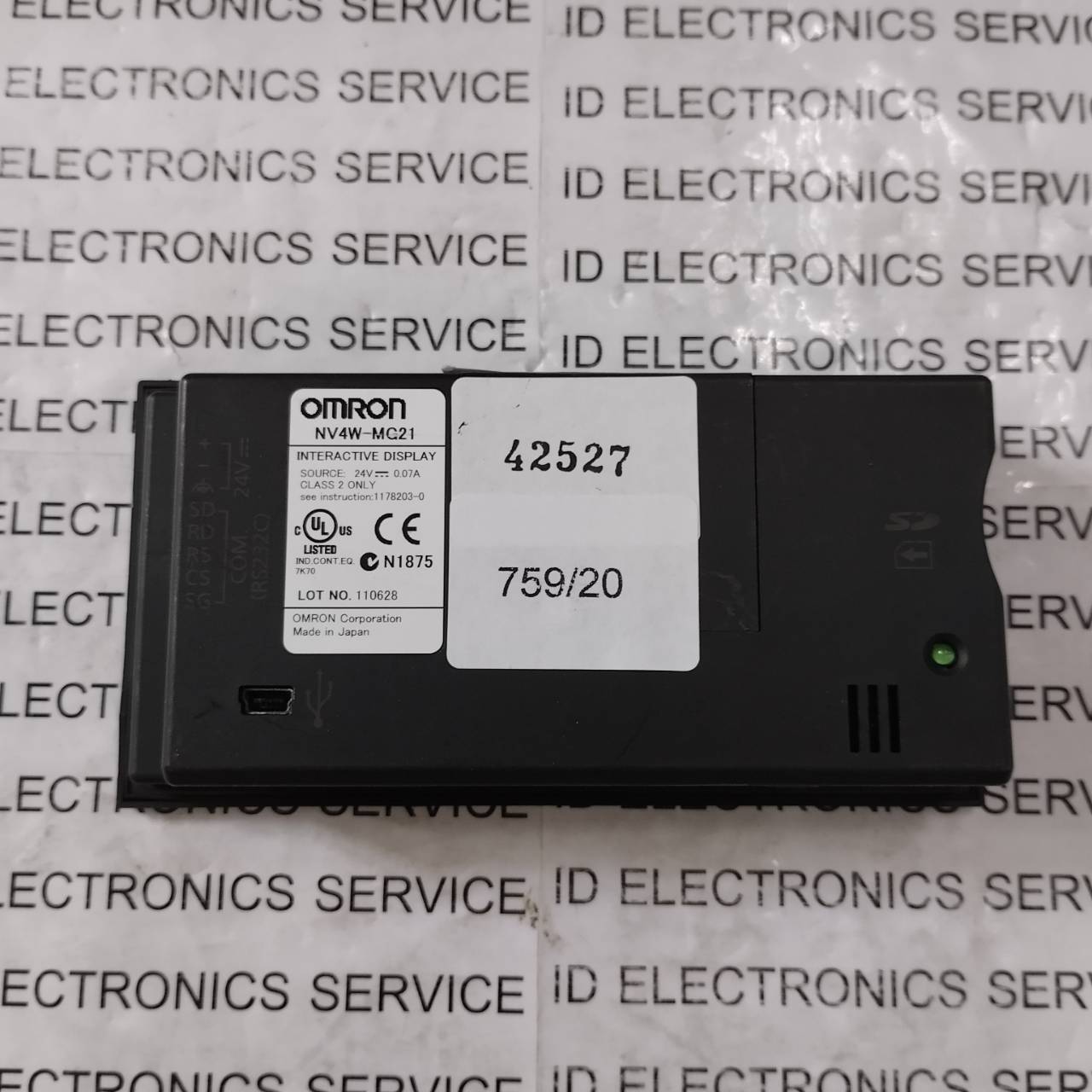 LCD TOUCH SCREEN " OMRON " MODEL : NV4W-MG21