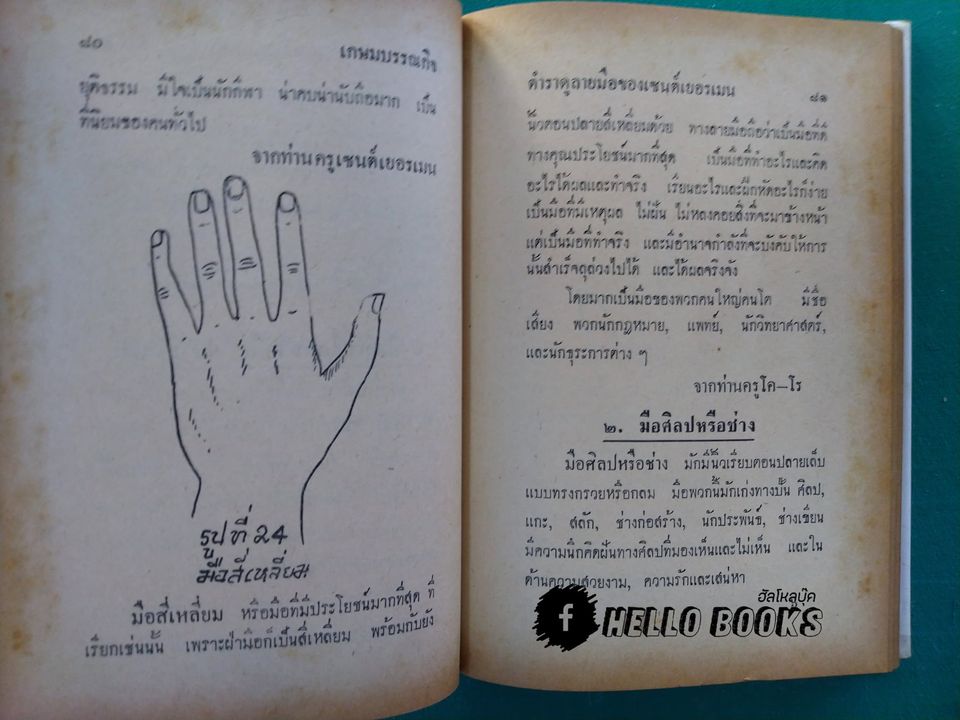 ตำราชี้โชคด้วยลายมือ (รวม 6 อาจารย์)