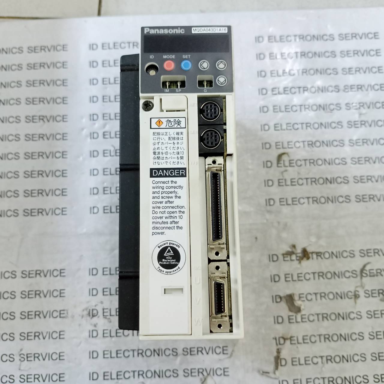 SERVO DRIVE " PANASONIC " MODEL : MQDA043D1A16