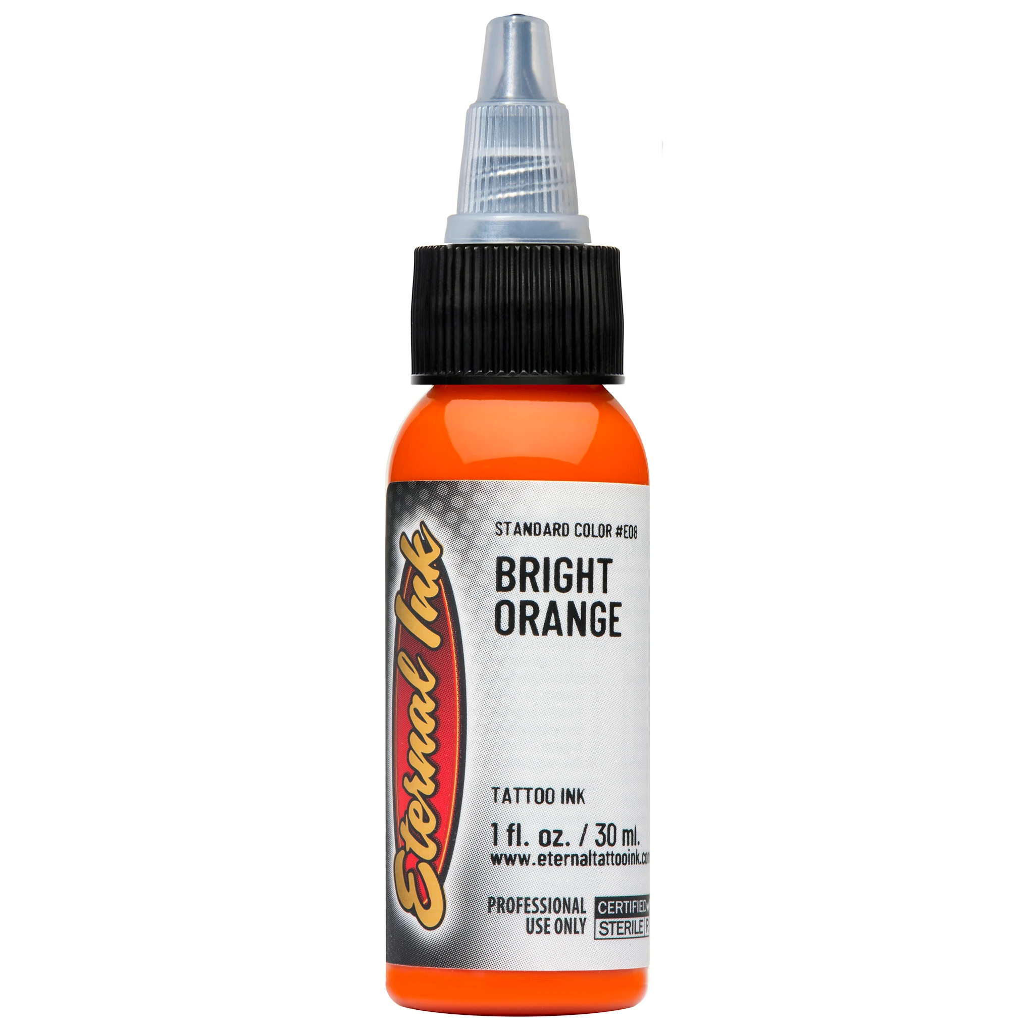 หมึกสักโทนสีส้ม ETERNAL ORANGE INK 1oz.