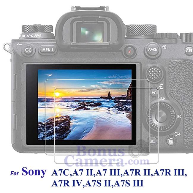 GSP-A7II กันรอยจอโซนี่ A7C,A7 II,III,A7R II,III,IV,A7S II,III LCD Screen Protector for Sony