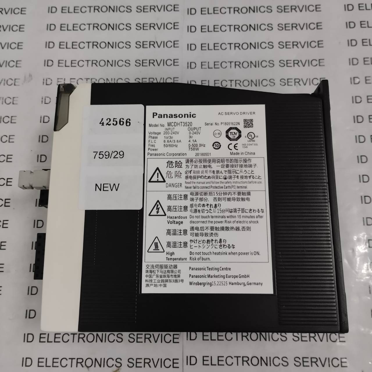 SERVO DRIVE " PANASONIC " MODEL : MCDHT3520