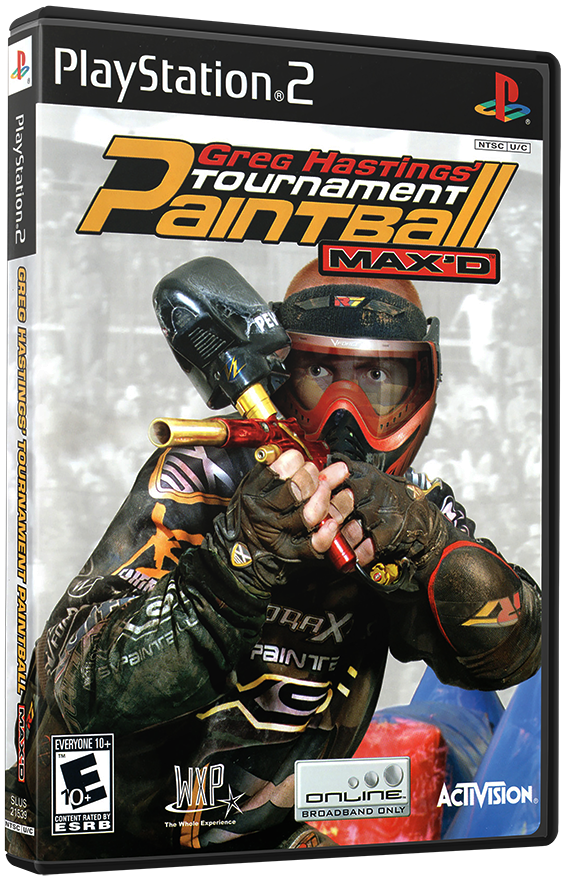 แผ่นเกมส์ PS2 : Greg Hastings' Tournament Paintball Max'd