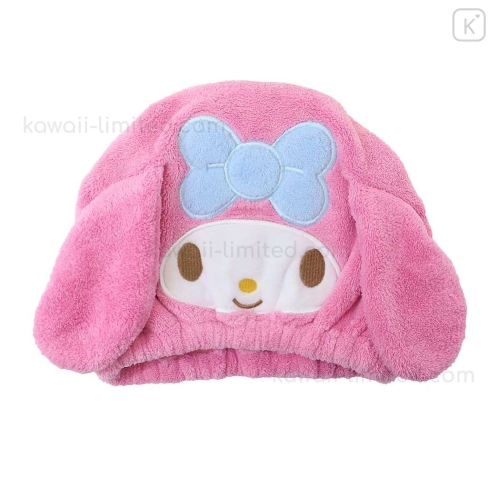 หมวกคลุมผมอาบน้ำ My Melody Quick Dry Towel Hair Cap แท้จาก Sanrio!