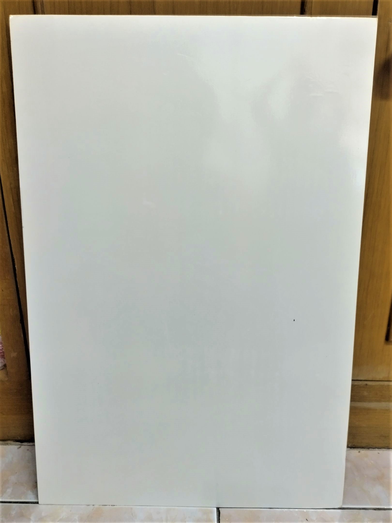 แผ่นกาว พีวีซี ขาว 2 หน้า พีวีซีกาว ทำโฟโต้บุ๊ค ขนาด 12x16นิ้ว หนา 1 มิล แพ็ค 50แผ่น