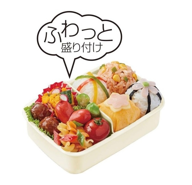 กล่องข้าว skater 450 ml ชนิดแบ่งได้ 2 ช่อง พร้อมฝาปิดล็อคแบบเปิดง่าย