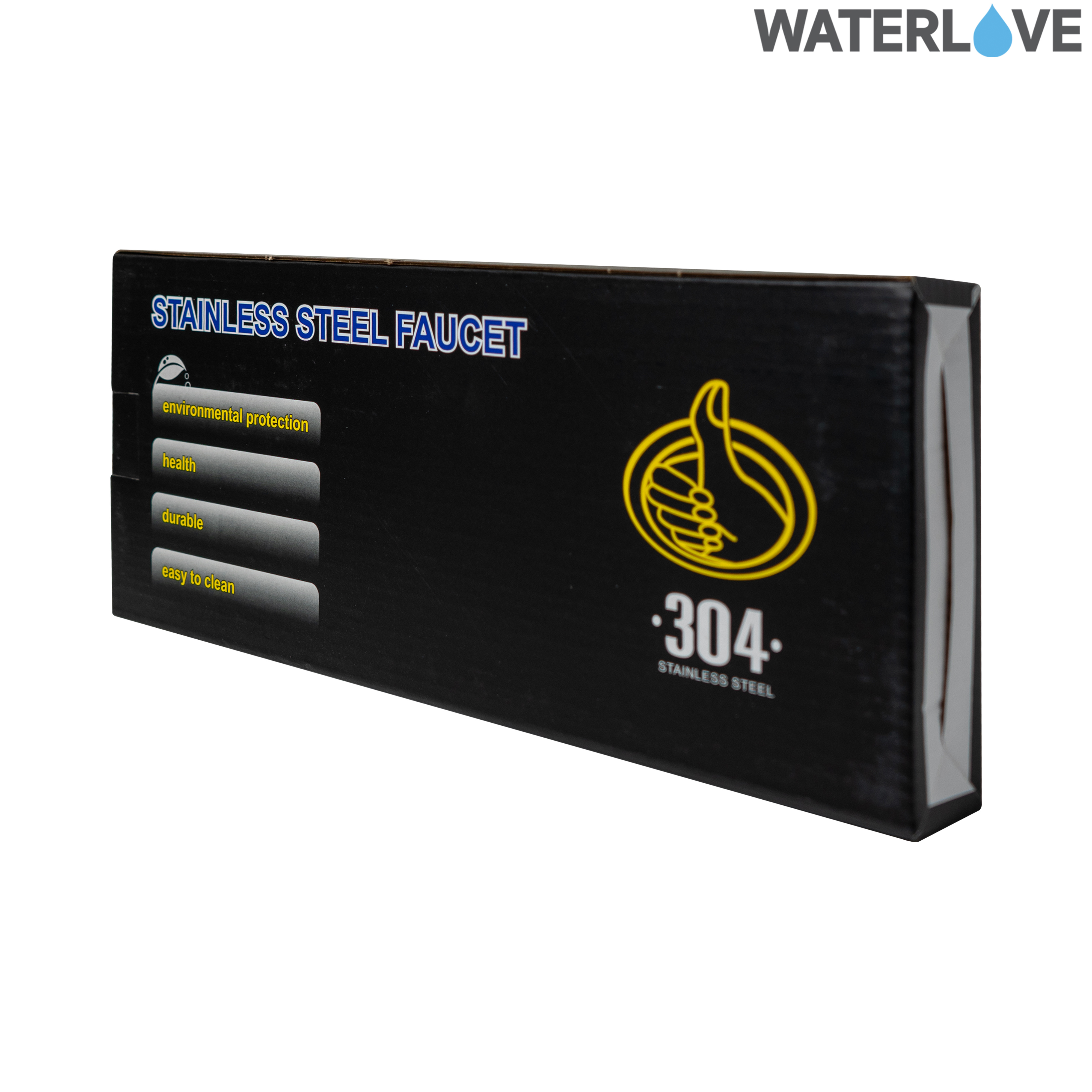 ก๊อกน้ำติดผนัง สแตนเลส 304