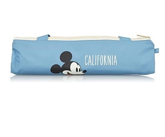 ร่ม Wpc. © × mickey mouse ร่มกันฝน ร่มกันแดด Folding Umbrella สีฟ้า (50 cm) Clutch Bag Type