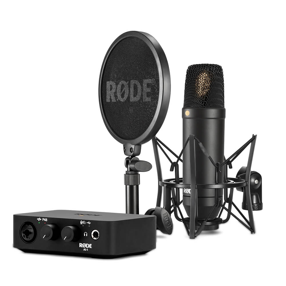 RODE NT1 & AI-1 Complete Studio Kit Complete Studio Kit with Audio Interface