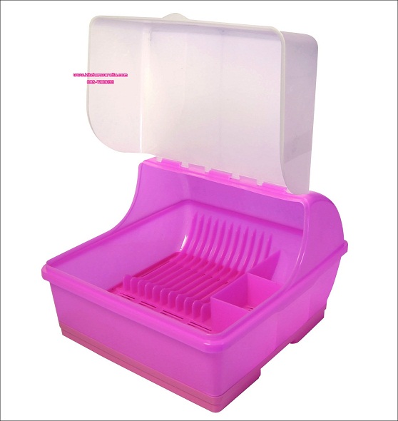 P03385 ที่คว่ำจาน มีฝาปิด มีช่องระบายอากาศ คละสี ปราศจากสารก่อมะเร็ง (BPA Free) รุ่น 5555 ราคาขายส่งต่อ 12 ชุด: เฉลี่ย 200 บต่อชุด