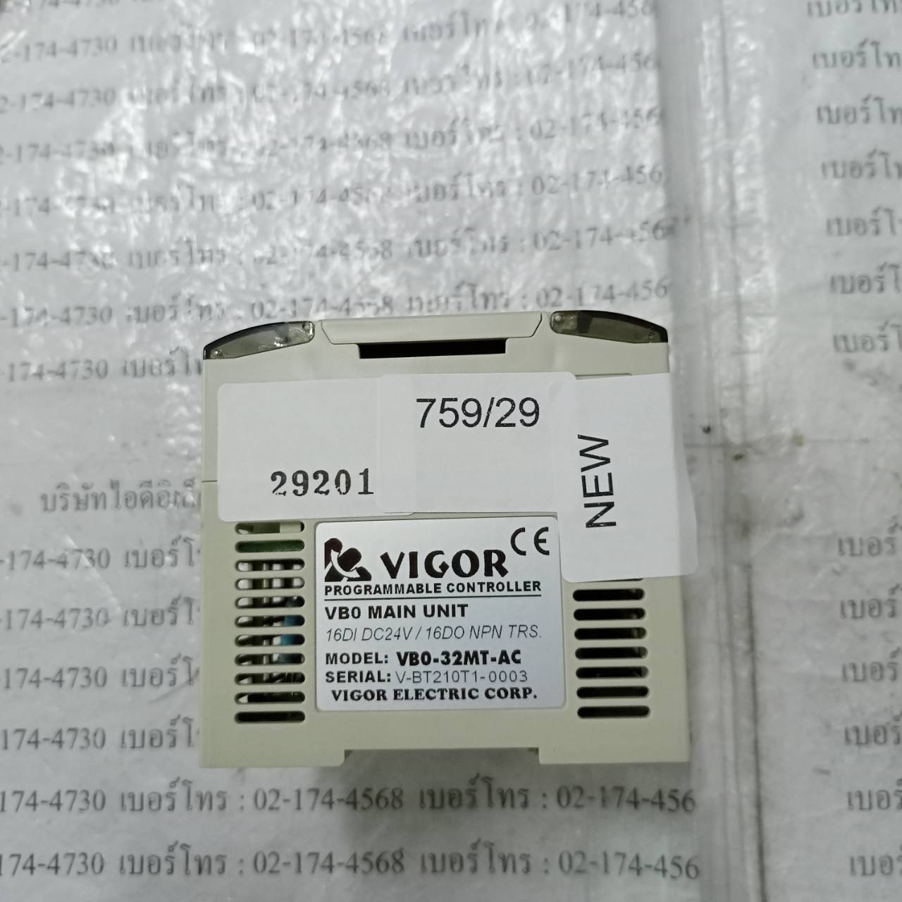 PLC " VIGOR " MODEL : VB0-32MT-AC