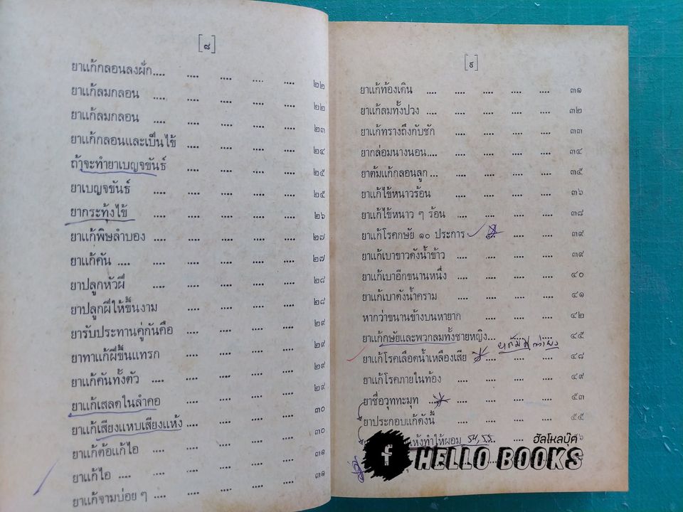 ตำรายาไทยแผนโบราณ เล่ม ๑-๑๒