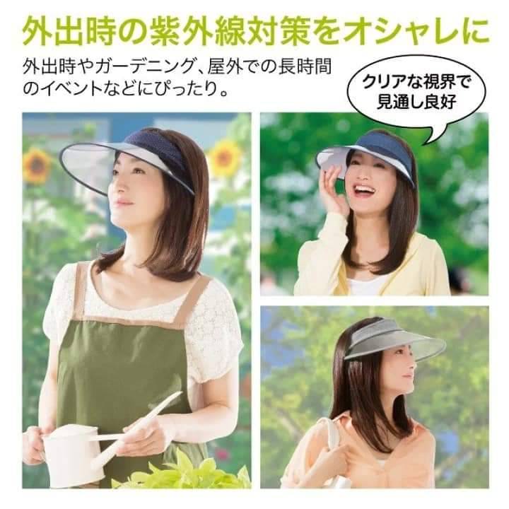 หมวกกันยูวี NEEDS labo Cool feeling UV cut 99% Sun Visor Cap