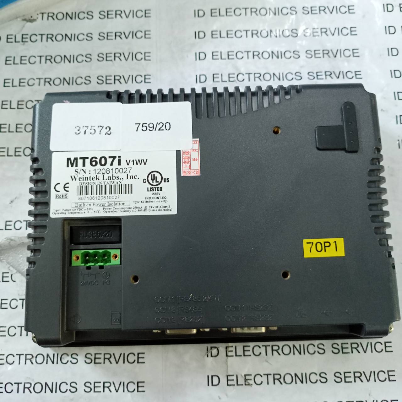 LCD TOUCH SCREEN " WEINVIEW " MODEL : MT607i