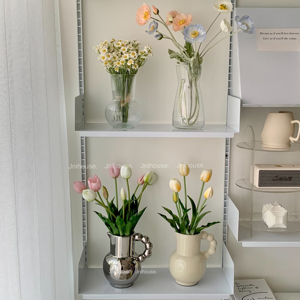 [พร้อมส่ง] Jnihouse : Glass Vase แจกันดอกไม้ แจกันแก้วใส