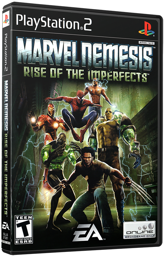 แผ่นเกมส์ PS2 : Marvel Nemesis - Rise of the Imperfects