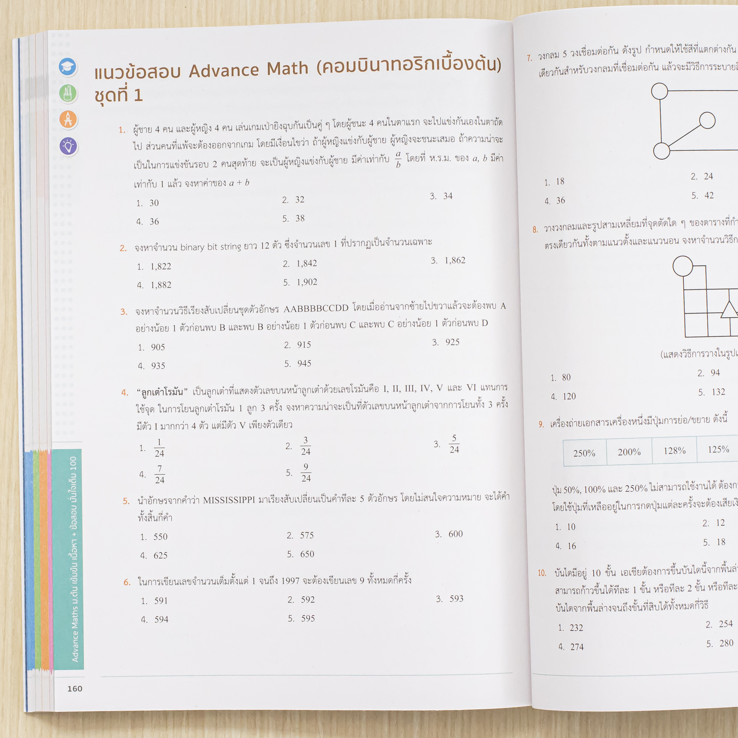 Infopress (อินโฟเพรส) หนังสือ Advance Maths ม.ต้น เข้มข้น เนื้อหา + ข้อสอบ มั่นใจเต็ม 100 -74947