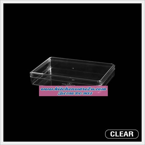 P05125 กล่องเหลี่ยมใส พลาสติกเนื้อแข็ง (กว้าง 13.5 ยาว 20.0 สูง 3.7 ซม.) ความจุ 620 มิลลิลิตร No.287 ราคาส่ง 1 โหล : 12 ใบ:เฉลี่ย 50 บต่อใบ