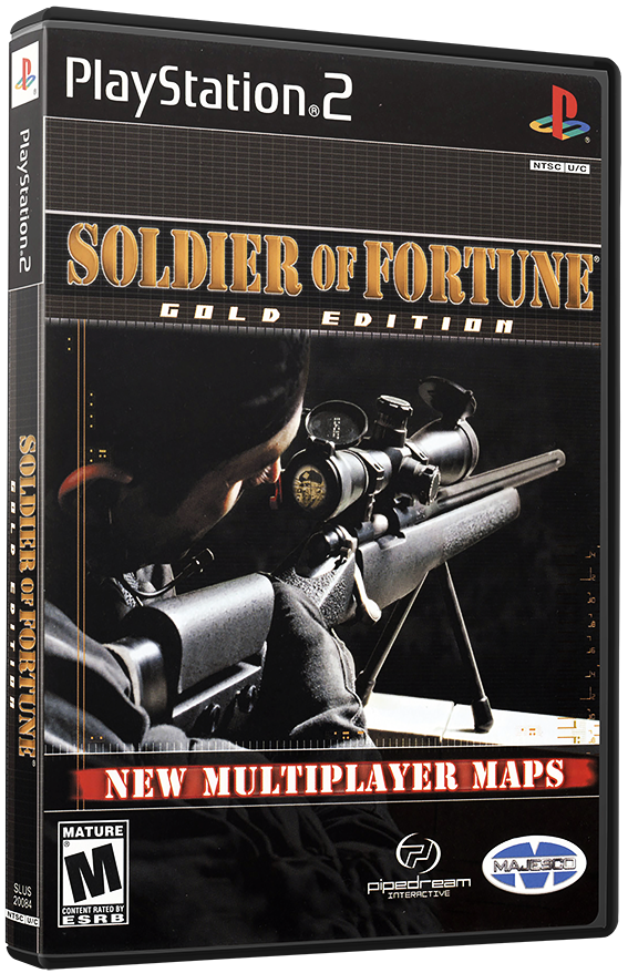 แผ่นเกมส์ PS2 : Soldier of Fortune - Gold Edition