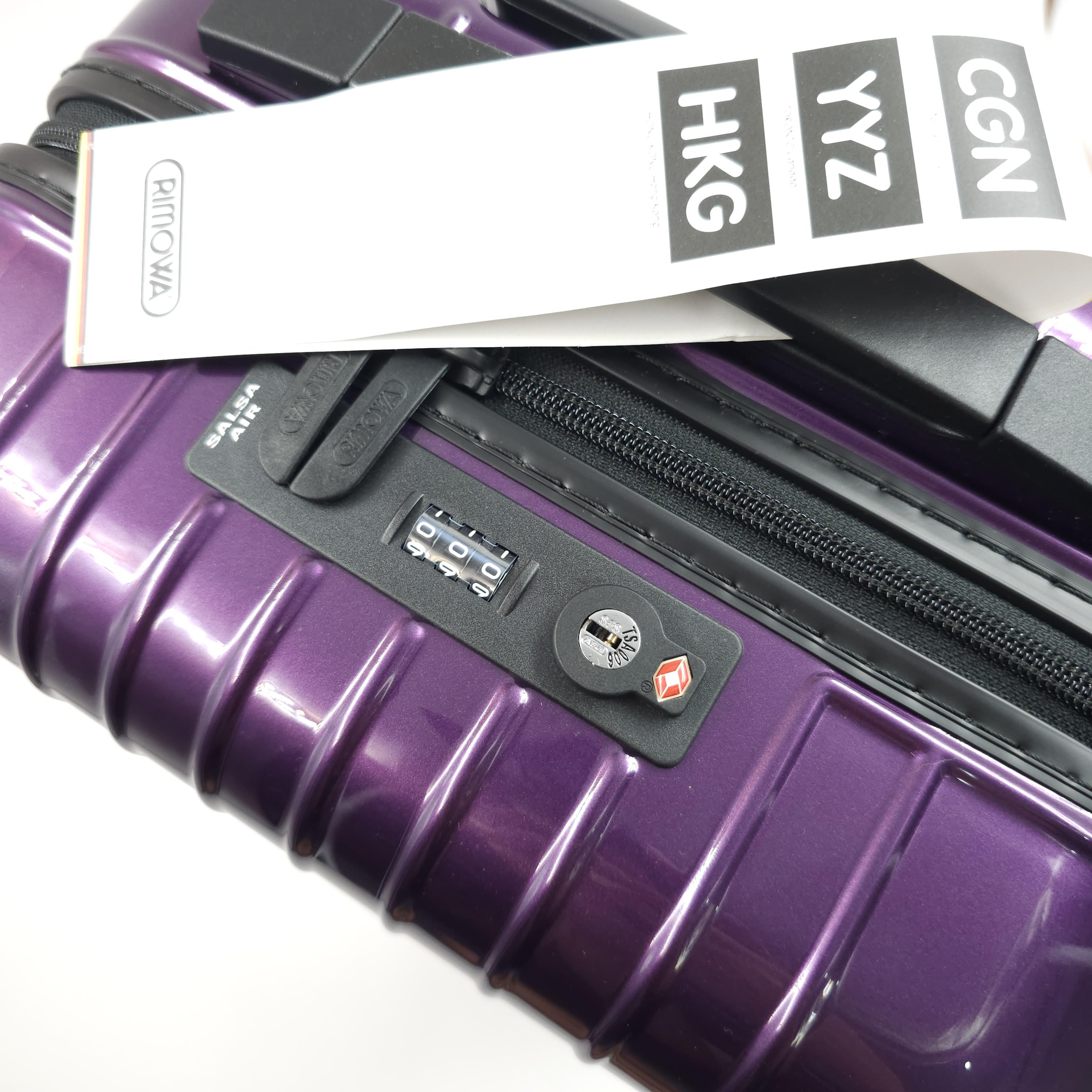กระเป๋าเดินทาง Carry on Rimowa รุ่น Salsa Air Mini-Suitcase สีม่วง น้ำหนักเพียง 1.7 kg. การันตีของแท้ล้านเปอร์เซนต์