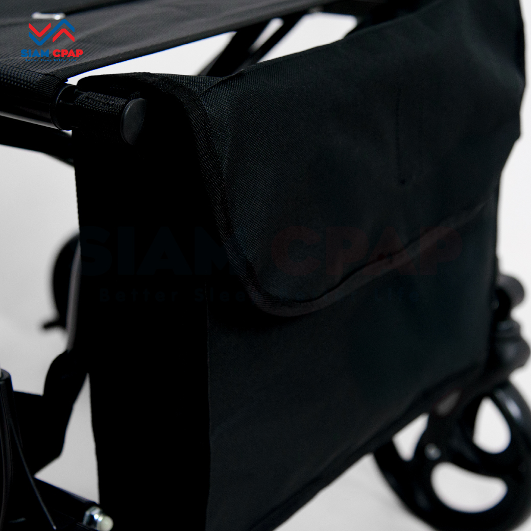 รุ่นใหม่ Rollator จากแบรนด์ Better รุ่น BT807L วอล์คเกอร์ 4 ล้อ อุปกรณ์ช่วยพยุงเดินและฝึกเดิน พร้อมที่นั่งในตัว รับประกันสินค้า 1 ปี