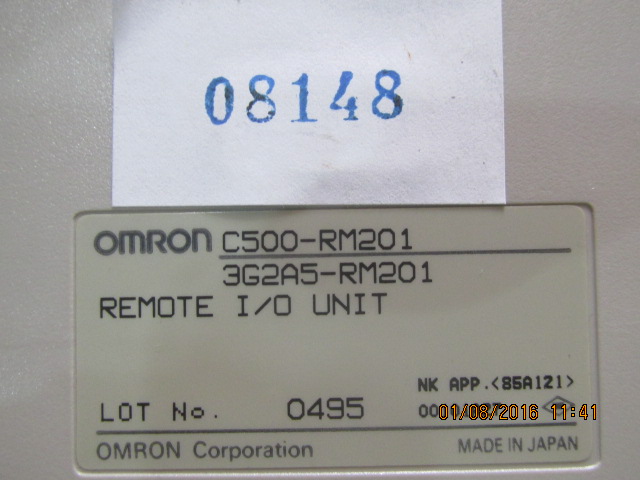 PLC " OMRON " MODEL : C500-RM201
