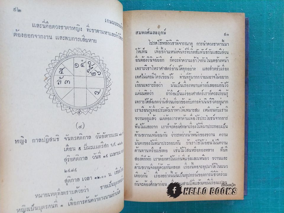 ตำราสมพงศ์และฤกษ์