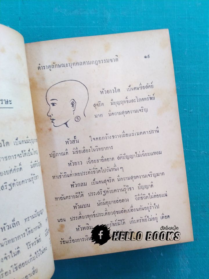 ตำราดูลักษณะบุคคลตามกฏธรรมชาติ