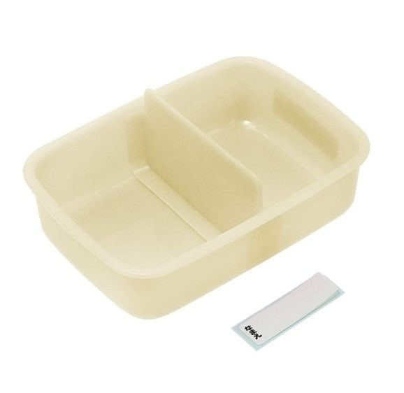 กล่องข้าว skater 450 ml ชนิดแบ่งได้ 2 ช่อง พร้อมฝาปิดล็อคแบบเปิดง่าย