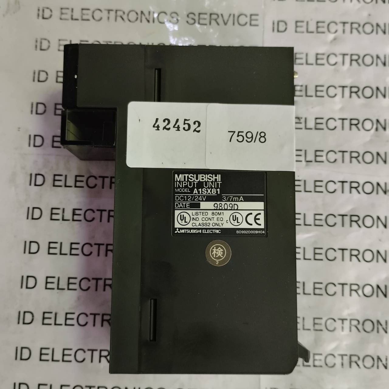 PLC " MITSUBISHI " MODEL : A1SX81