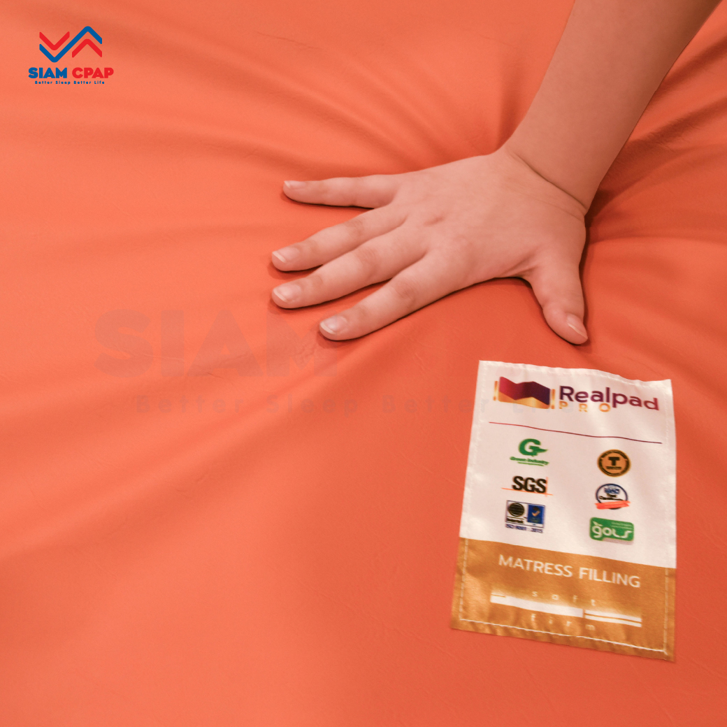 ที่นอนยางพารา กระจายแรงกดทับ หนาพิเศษ ทนทาน รุ่น Realpad Pro L รับประกัน 5 ปี