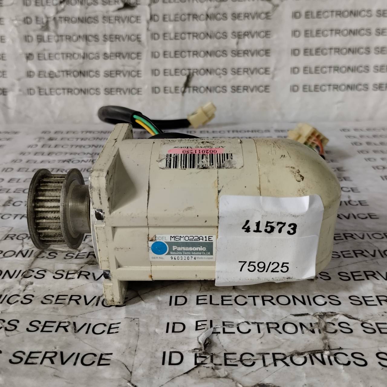 SERVO MOTOR " PANASONIC " MODEL : MSM022A1E