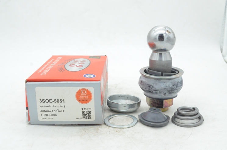 ชุดซ่อม ลูกหมาก คันชัก ISUZU JUMBO รถไทย อีซูซุ จัมโบ้ ขนาด เตเปอร์แกน 28.8 มิล เบอร์ แท้ 1-43150-811-0 / 3SOE - 5051 ยี่ห้อ 333 (ประกัน 6 เดือน)