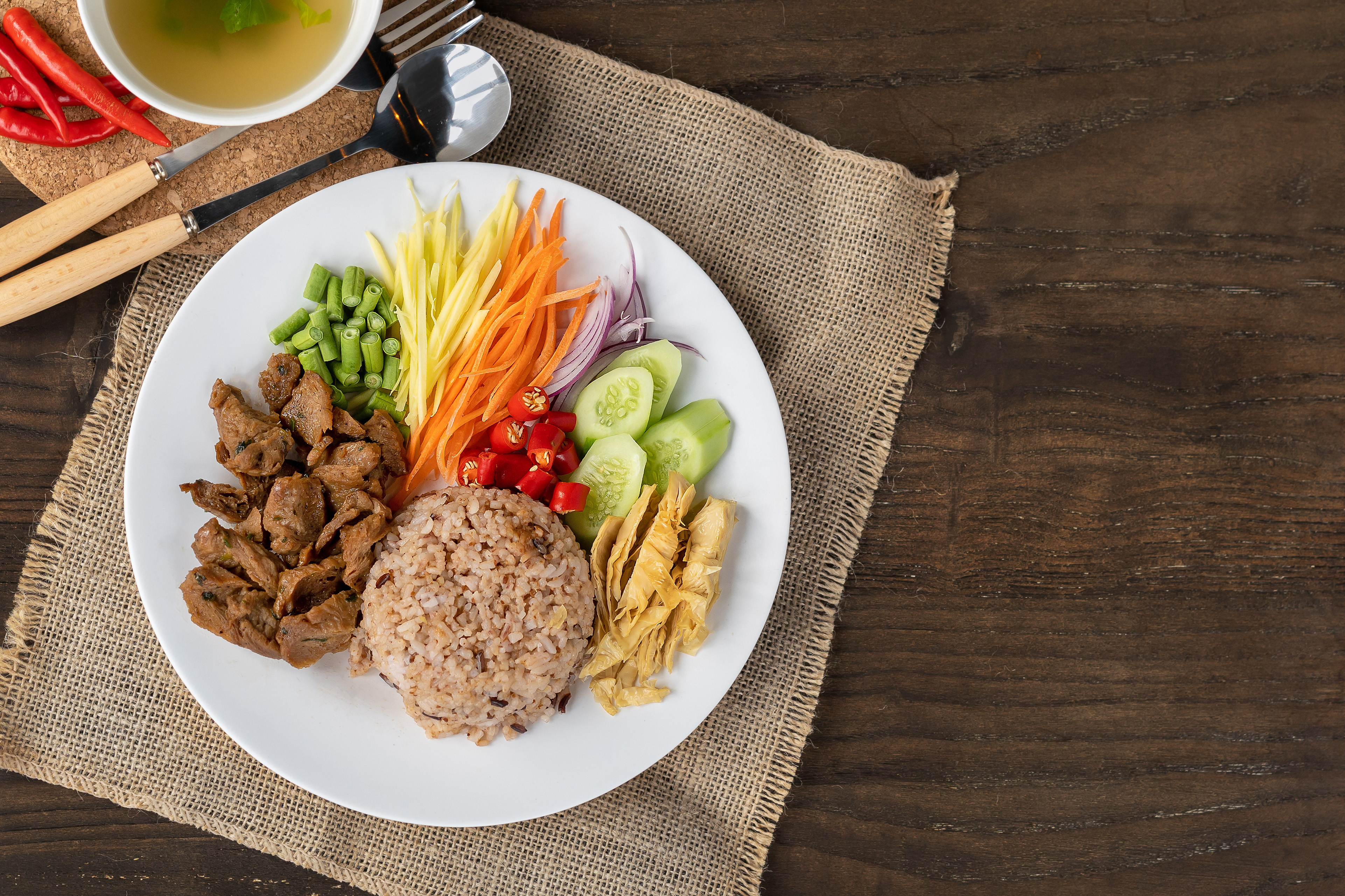 ข้าวคลุกกะปิสูตรมังสวิรัติ ของดีแบบนี้อร่อยได้ง่ายๆทุกวันเลยจ้า