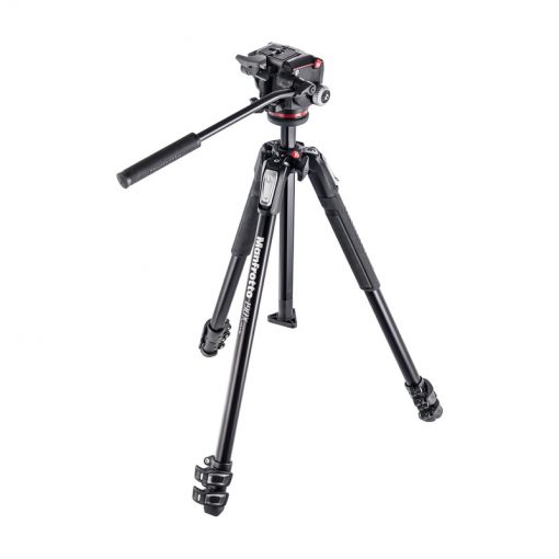 Manfrotto 190X Aluminum 3-Section Tripod With XPRO Fluid Head