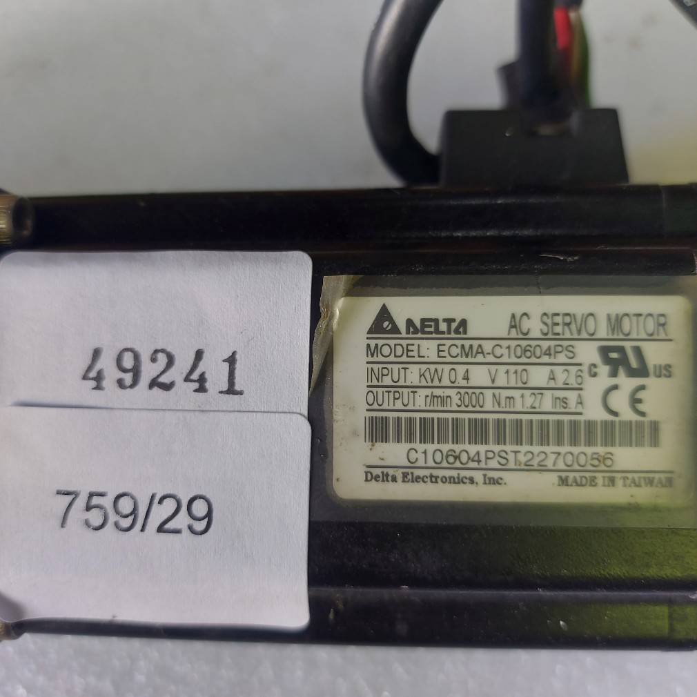 SERVO MOTOR " DELTA " MODEL : ECMA-C10604PS
