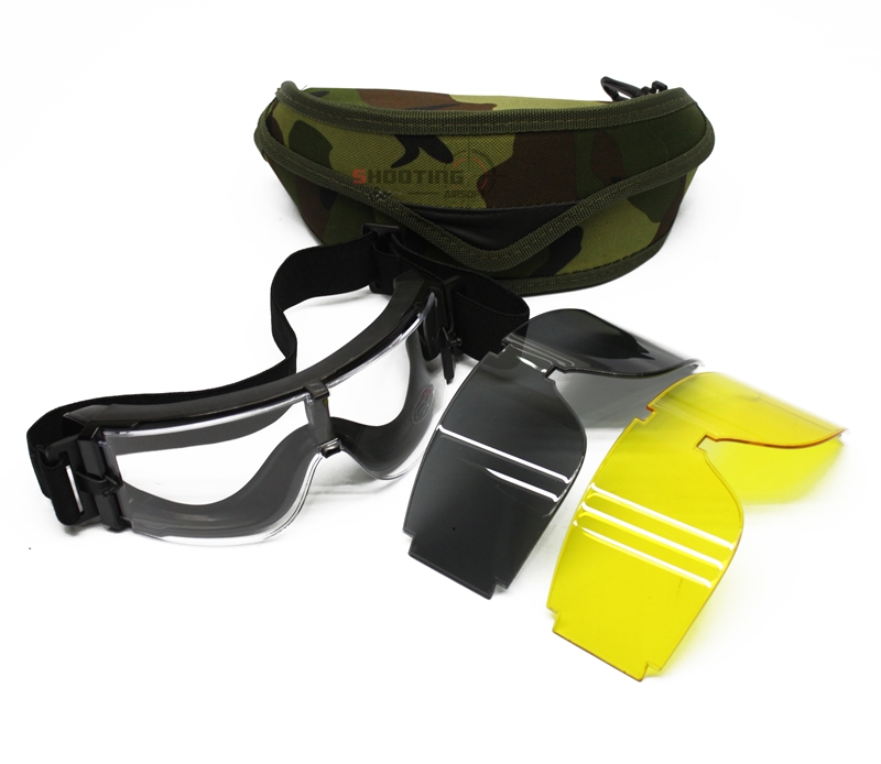 แว่น Goggle X800 มีเลนส์เปลี่ยน 3 สี พร้อมกระเป๋า
