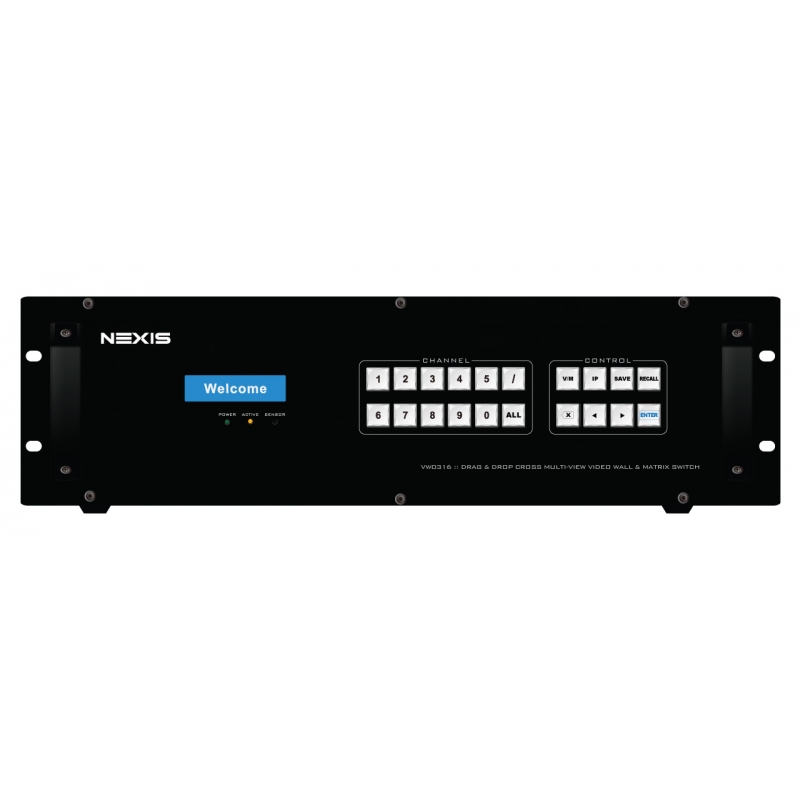 Nexis VW8316 16 IN 16 OUT DRAG & DROP CROSS MULTI-VIEW VIDEO WALL & MATRIX SWITCH