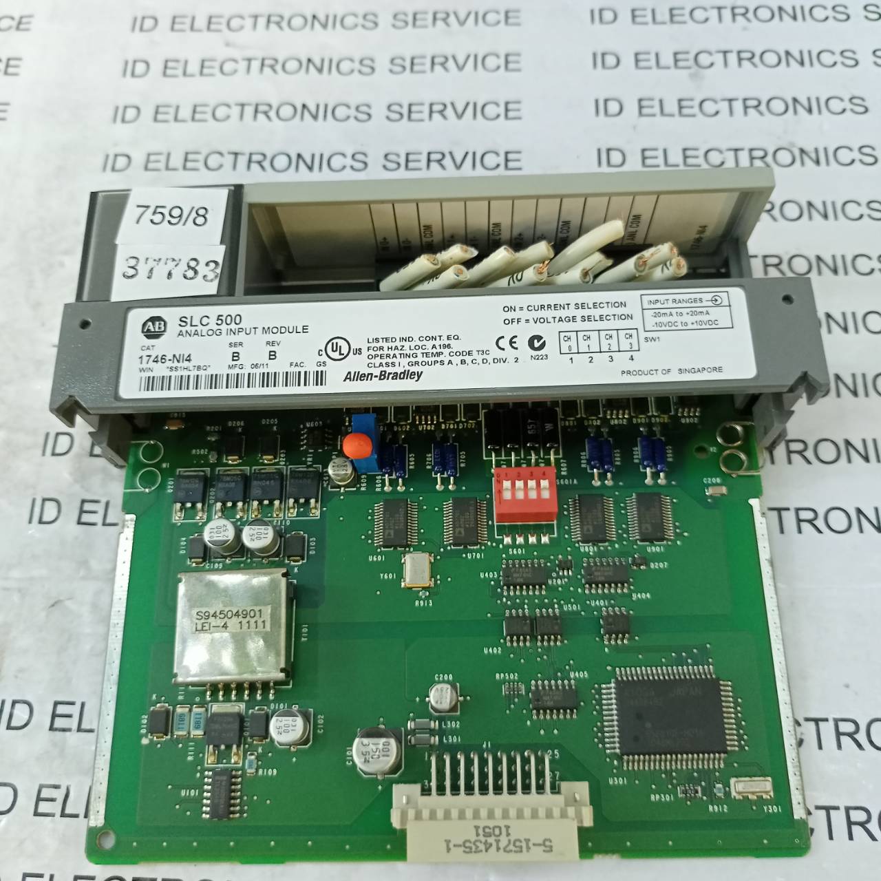 PLC " ALLEN-BRADLEY " MODEL : 1746-NI4
