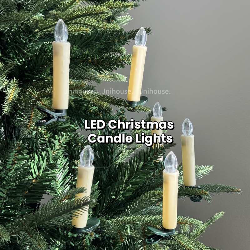 [พร้อมส่ง] Jnihouse : ไฟเทียน LED ประดับคริสต์มาส (LED Christmas Candle Lights)