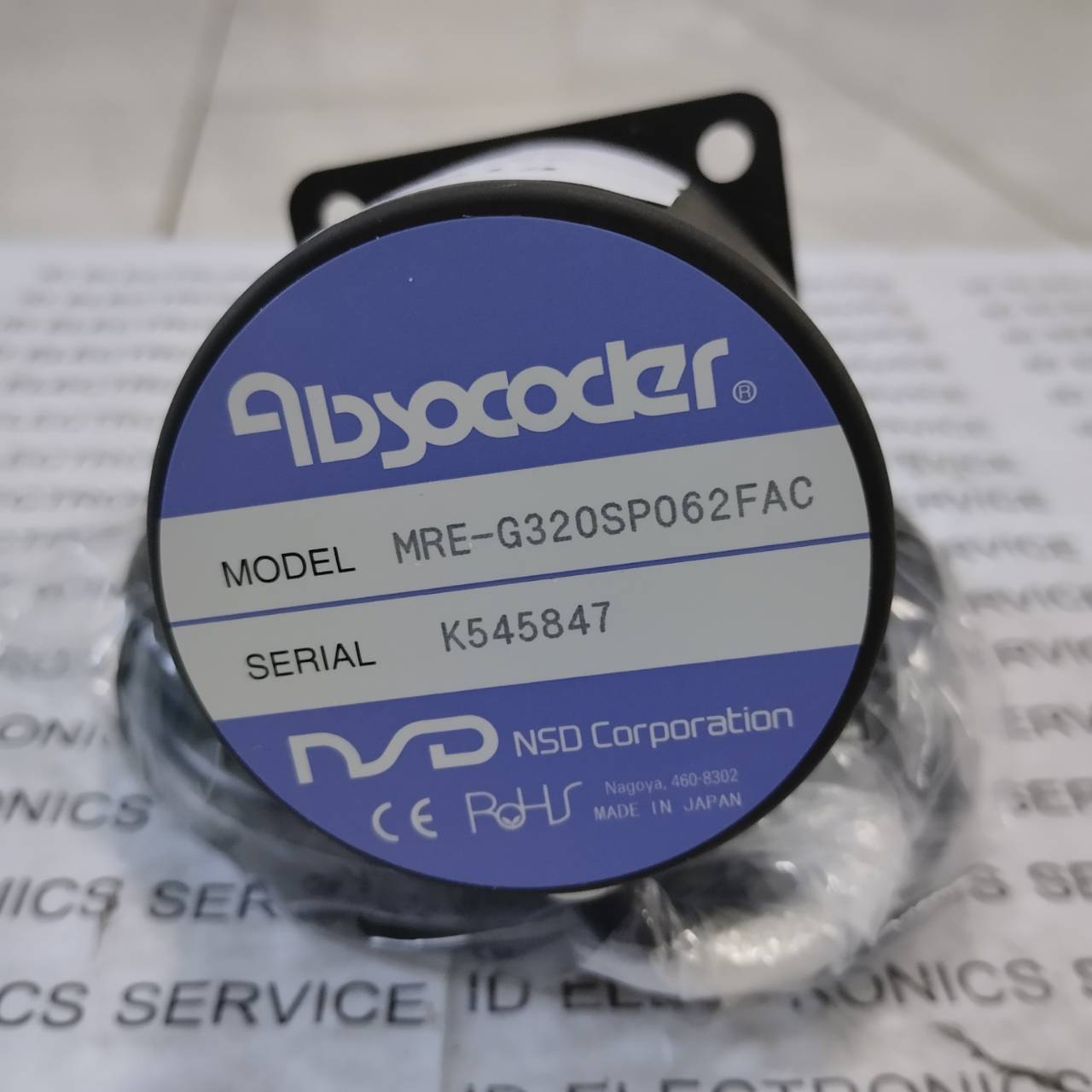 ENCODER " NSD " MODEL : MRE-G320SP062FAC
