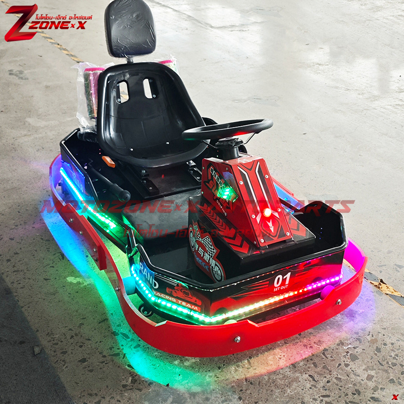 โกคาร์ทเชิงพาณิชย์ สวนสนุก Crazy Drift Go-Kart MOTOZONE-X GKE-008 500w36V 27km/h