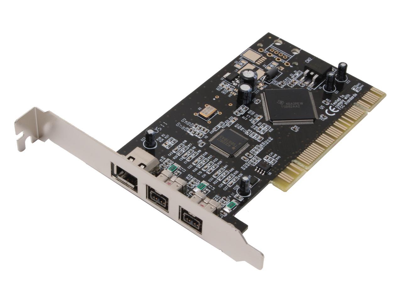 การ์ด ไฟร์ไวร์ Firewire PCI 1394A+1394B Card FireWire รองรับทุก window (Texas Instrument chipset)