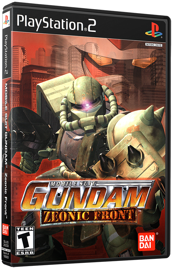 แผ่นเกมส์ PS2 : Mobile Suit Gundam - Zeonic Front