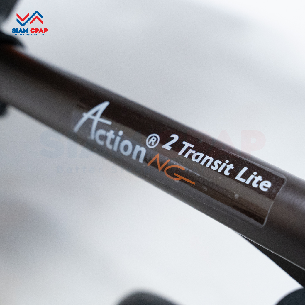 รถเข็นผู้ป่วย วีลแชร์ผู้สูงอายุพกพา รุ่นใหม่ ยี่ห้อ Invacare รุ่น Action 2NG Transit Lite รับประกัน 2 ปี